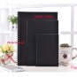 Plain Black Hard Cover Blank White Sketchbook Spiral Journal Diary Book 1 PC