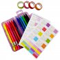 Bullet Dotted Grid Journal Essential Kits for Beginners - Spiral Dotted Notebook, Brush Pen