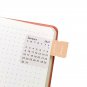 Bullet Dotted Journal Kit - Black Dotted Journal, Stencils, Colorful Pens, Washi Tapes