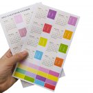 2022 Monthly Calendar Planner Sticker for Journal and Planner (2 Set)