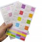 Set of 12 Fineliner Pens, 2022 Calendar Sticker and 4 rolls Washi Tape for Journaling