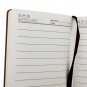 200 Pages Writing Notepad Faux Leather Bound Pocket Size Portable Journal Diary