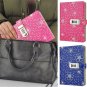 Blue Faux Leather Writing Notebook with Combination Lock Diary Gift for Women