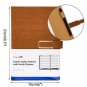 Leather Bound Writing Notebook College Ruled Journal with Pen Holder, 200 Pages