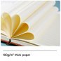 100gsm Thick Paper Notebook Vegan Leather Lined Diary for Man & Women, 256 Pages