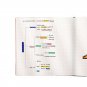 Square Notebook with Graph Paper for Design Composition Note Soft Leather Cover