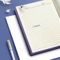 Big A4 Size Leather Notebook Extra Thick Color Edge Lined Paper Eco Write Pad