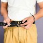 Casual Mens Webbing Belt for Jeans Prong Buckle 7 Holes Strap 1.5 inch Width