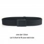 Classic Men's Webbed Belt for Jeans and Casual Wear Quick Release Metal Buckle