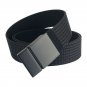 Classic Men's Webbed Belt for Jeans and Casual Wear Quick Release Metal Buckle