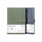 A5 Size Hardcover Notebook Paper with Lines College Ruled Large Front Pocket