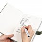 A5 Size Hardcover Notebook Paper with Lines College Ruled Large Front Pocket