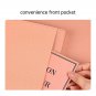 A5 Size Hardcover Notebook Paper with Lines College Ruled Large Front Pocket
