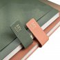A5 Size Hardcover Notebook Paper with Lines College Ruled Large Front Pocket
