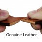 Full Grain Genuine Leather Belt with Luxury Brass Buckle for Men