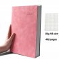 A4 Grid Paper Notebook Soft Leather 480 Pages Graph Paper Journal 8.3" X 10.6"