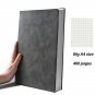 A4 Grid Paper Notebook Soft Leather 480 Pages Graph Paper Journal 8.3" X 10.6"