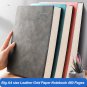 A4 Grid Paper Notebook Soft Leather 480 Pages Graph Paper Journal 8.3" X 10.6"