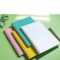 Faux Leather 1 - Subject Wirebound Notebook A5 Spiral Ruled Journal 80 Sheets