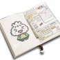 B5 size Leather Bound Grid Paper Notebook 296 Pages for Math, Writing, Drawing