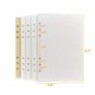 A5 Refill Paper for 6-Ring Binder Notebook Journal Planner Inserts, 90 Sheets