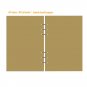 A5 Refill Paper for 6-Ring Binder Notebook Journal Planner Inserts, 90 Sheets