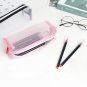 Mesh Pencil Bag for Kids Office School Supplies Stationery Zipper Pencil Case