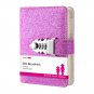 Glitter Notebook for Girls My Little Secret Diary with Lock 220 Pages A7 Size