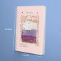 B5 Pink Hardcover Spiral Notebook 300 Pages 8mm Line Spacing Writing Journal