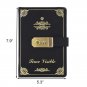 Faux Leather Cover Lined Paper Notebook with Combination Lock for Boys 260 Pages