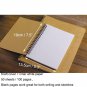 5 Pack Cardboard Cover Spiral Blank Paper Notebook Sketchbook for Office&School
