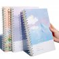 Large Size Hardcover Spiral Bound Notebook with Lines B5 Thick 300 Pages