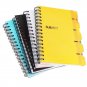 4 Subject HardCover Spiral Lined Notebook for Back to Schoool A5 Size, 240 Pages