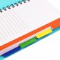 4 Subject HardCover Spiral Lined Notebook for Back to Schoool A5 Size, 240 Pages