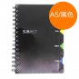 4 Subject HardCover Spiral Lined Notebook for Back to Schoool A5 Size, 240 Pages