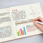 8 x 8 Soft Leather Cover Grid / Blank Paper Notebook Writing Journal 192 Pages