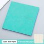 8 x 8 Soft Leather Cover Grid / Blank Paper Notebook Writing Journal 192 Pages