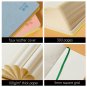 Extra Thick A5 Size Grid Paper Notebook 5mm Square Grid 100g Paper 300 Pages
