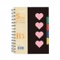 4 Subject Spiral Lined Notebook 210 Pages for Office and School, B5 Hardcover