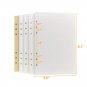 100gsm Thick A5 Loose Leaf Diary Refills Planner Inserts, 6 Holes, 90 Sheets