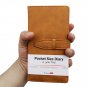 Pocket Size Leather Writing Notepad with Pen 200 Pages Portable Journal Diary