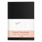 200 Page Journal Lined Notebook Soft Leather Cover Ruled Diary, Colored Edge, A5