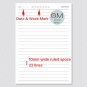 Soft Faux Leather Journal with Lines 9"x7" Large B5 Size Notebook for School
