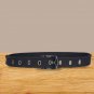 Men's Belt for Jeans Single Prong Metal Buckle Canvas Webbed Strap with Holes