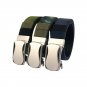 Durable Tactical Canvas Belt for Men's Jeans 1.5 icnh Width Strong Webbed Strap