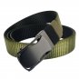 Durable Tactical Canvas Belt for Men's Jeans 1.5 icnh Width Strong Webbed Strap
