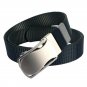 Durable Tactical Canvas Belt for Men's Jeans 1.5 icnh Width Strong Webbed Strap