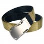 Durable Tactical Canvas Belt for Men's Jeans 1.5 icnh Width Strong Webbed Strap