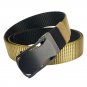 Durable Tactical Canvas Belt for Men's Jeans 1.5 icnh Width Strong Webbed Strap