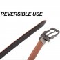 Mens Big and Tall Leather Belt for Casual Jean Dress - 1.2" Wide
